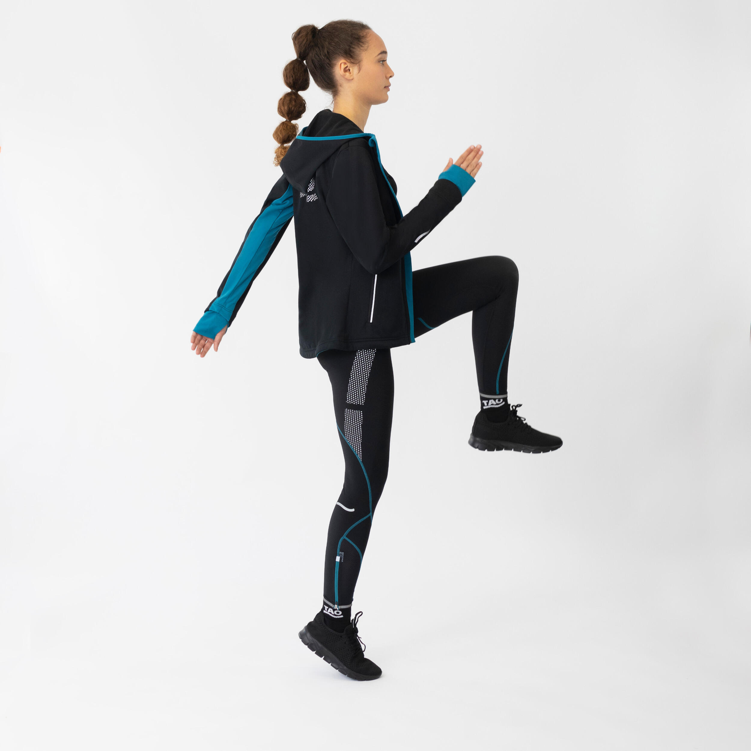 Warme Damen Lauftight mit Gesäßtasche ANE 6/7