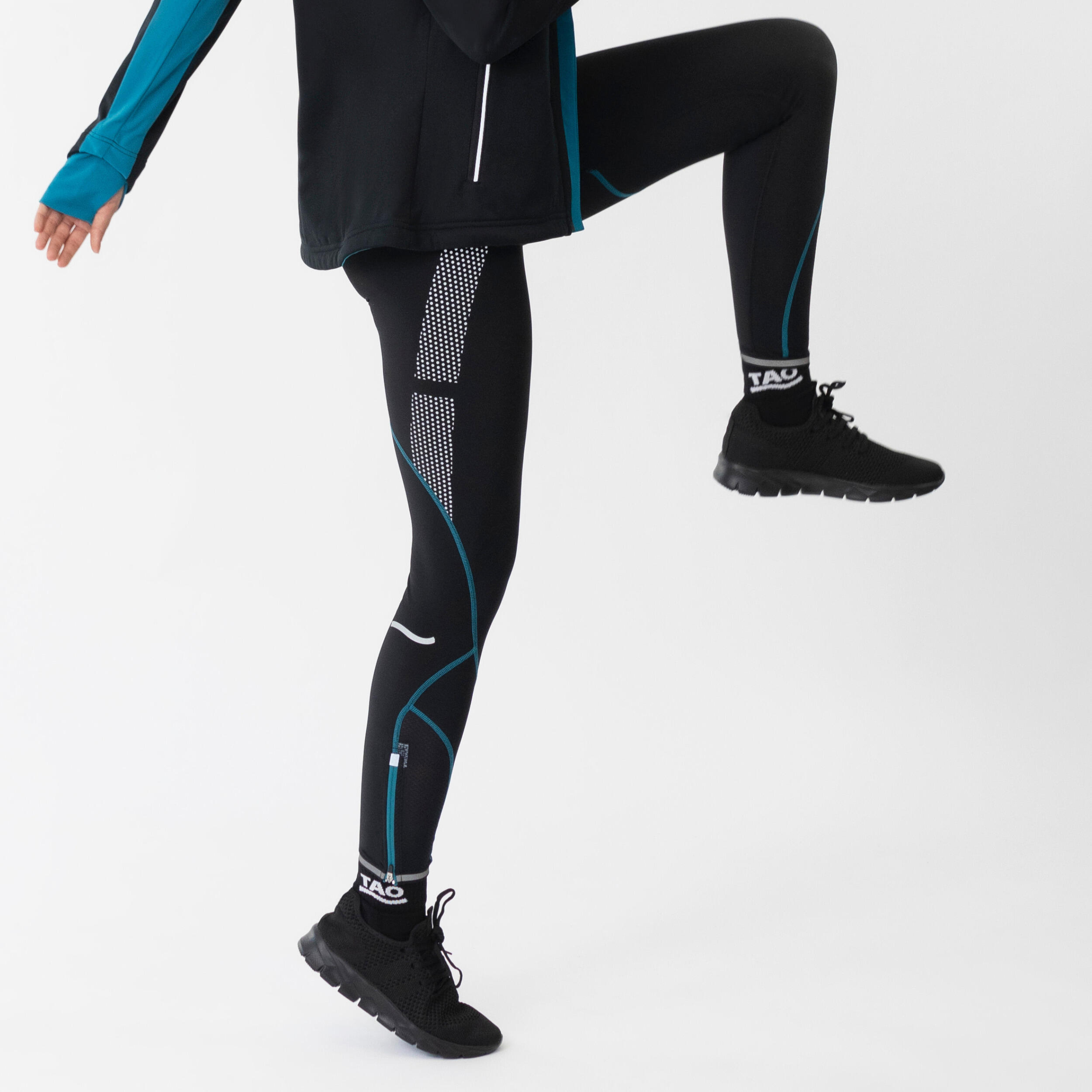 Warme Damen Lauftight mit Gesäßtasche ANE 5/7