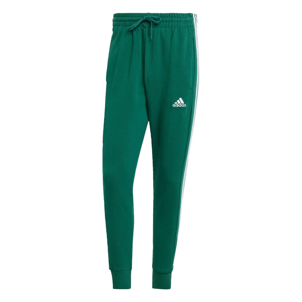 Spodnie dresowe męskie adidas Essentials French Terry Tapered Cuff 3-Stripes