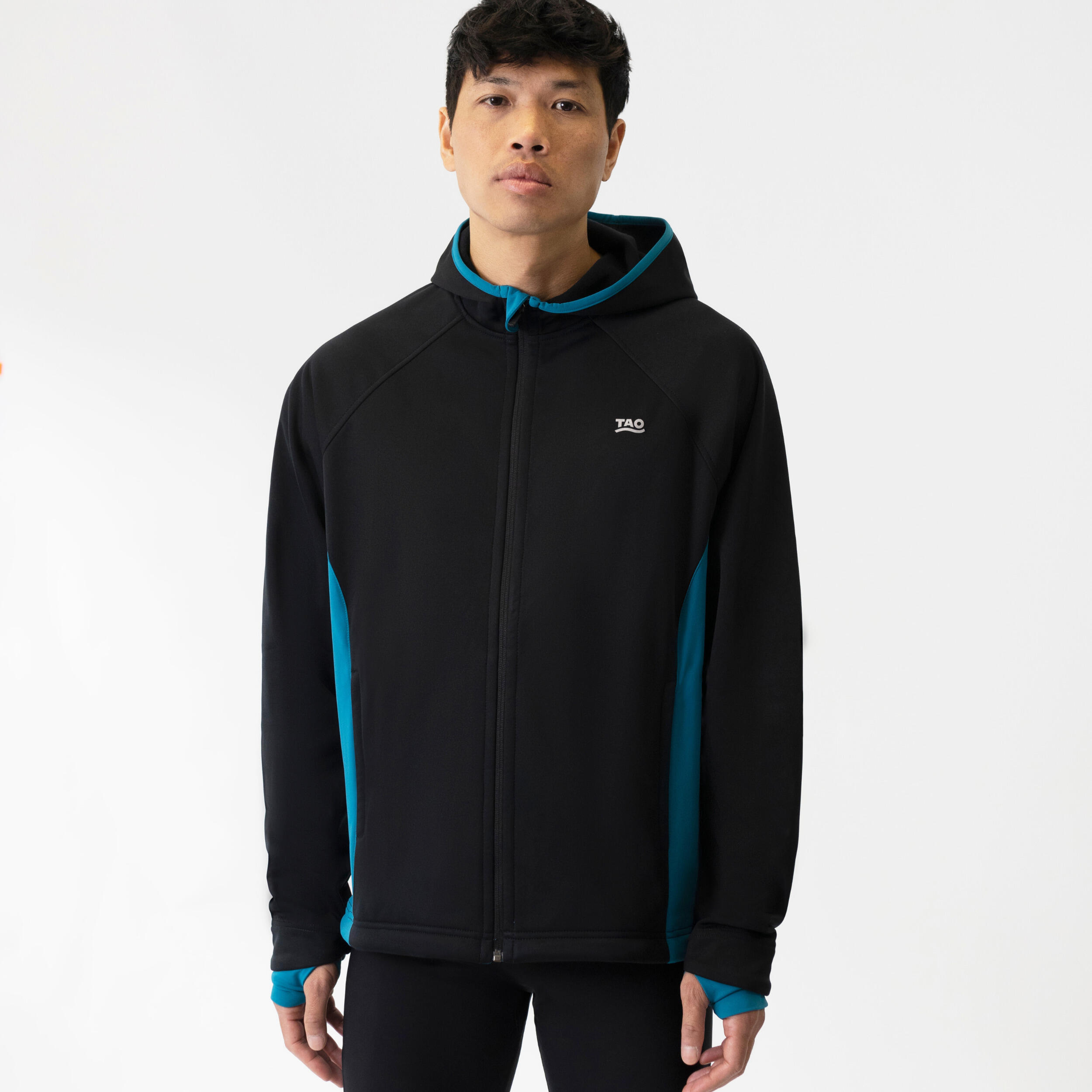 Warme Herren Laufjacke mit Kapuze und Handschlaufe EDVIN 5/7