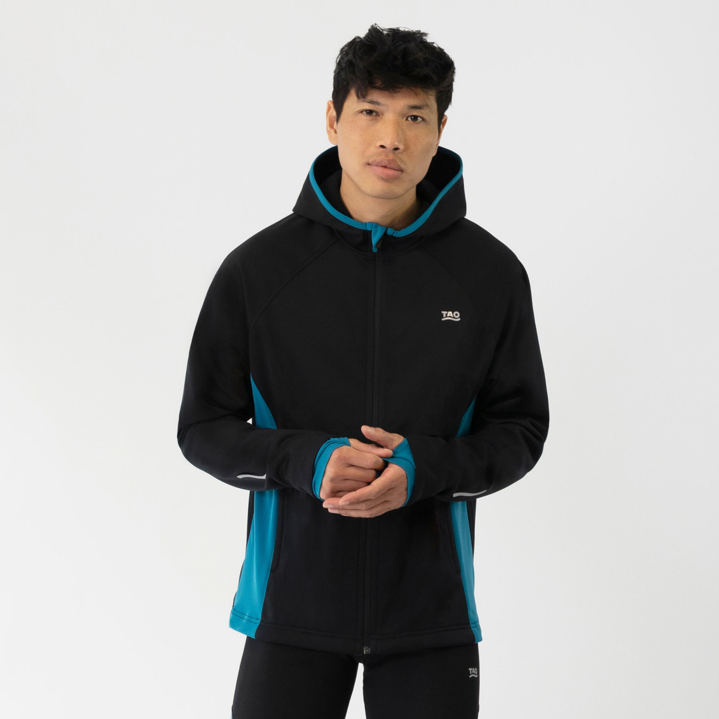Warme Herren Laufjacke mit Kapuze und Handschlaufe EDVIN 6/7