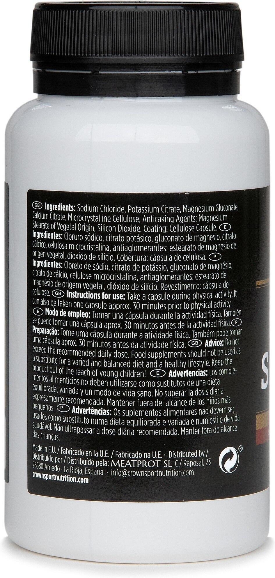 Lata com 60 cápsulas de sais minerais ‘Pro Salt Caps‘ 4/4