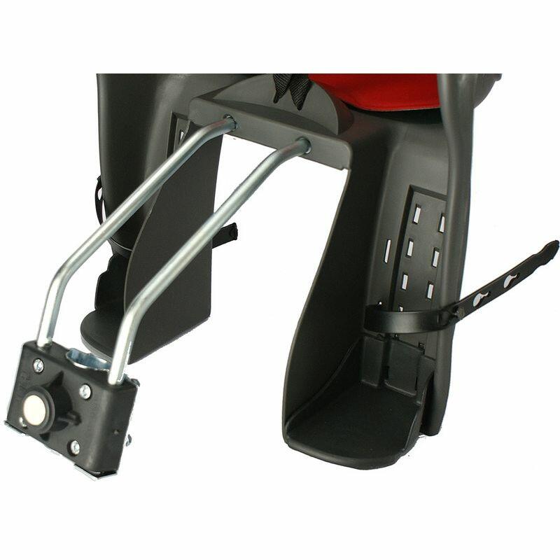 Seggiolino per bicicletta con adattatore HTP Elibas, grigio. 6/6