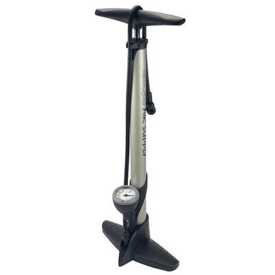Fahrradpumpe Giyo GF-33P Werkstatt-Stahlpumpe mit Manometer