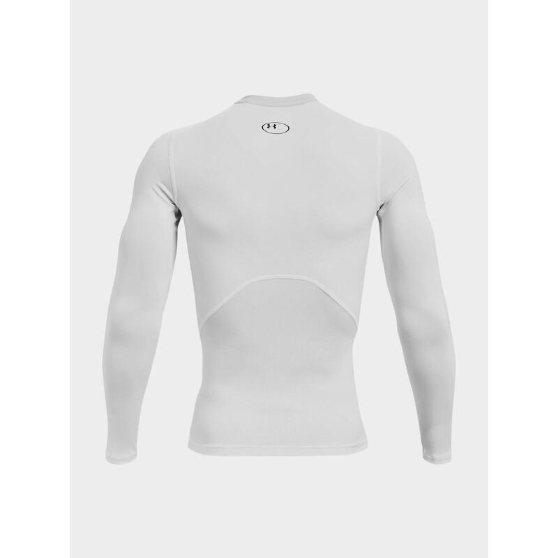 T-shirt Blanc Manches Longues Heatgear® Pour Homme Under Armour