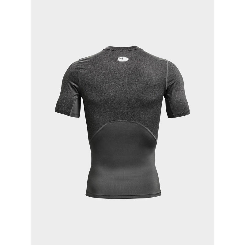 Maglia A Maniche Corte In Lycra Under Armour Heatgear® Uomo Grigio Carbone