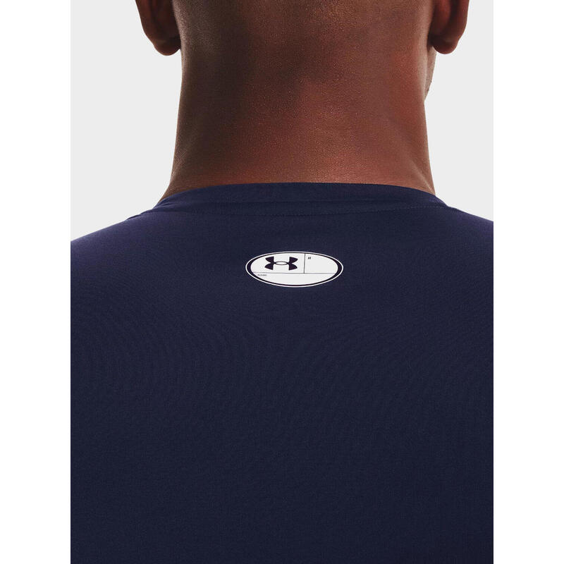 Lycra T-shirt Van Under Armour In Marineblauw