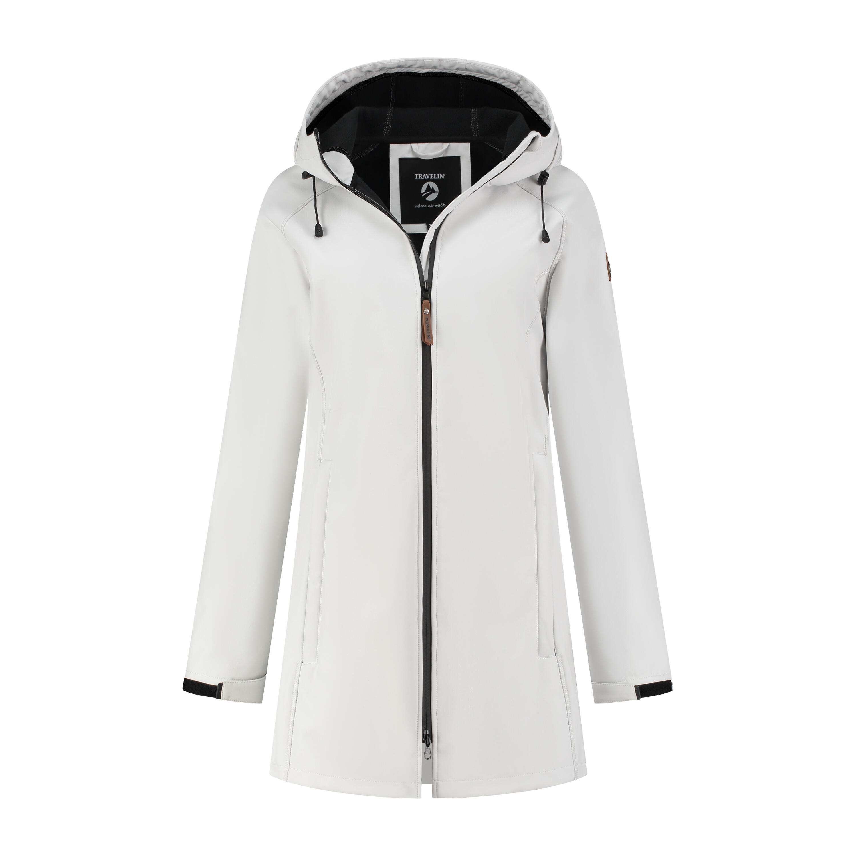 TRAVELIN' Waterdichte softshell jas - Fleece voering en deelbare rits - Dames - Tuula