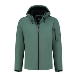 Waterdichte softshell jas - Fleece voering en deelbare rits - Heren - Sverre