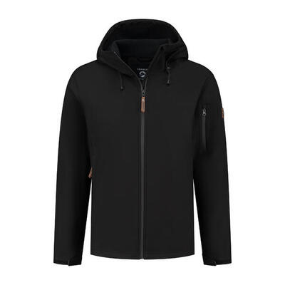 Waterdichte softshell jas - fleece voering en deelbare rits - heren - sverre