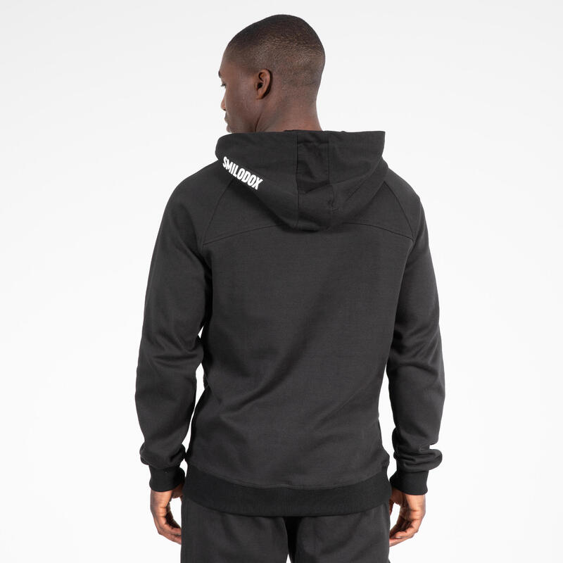 Herren Hoodie Leon Schwarz für Sport & Freizeit