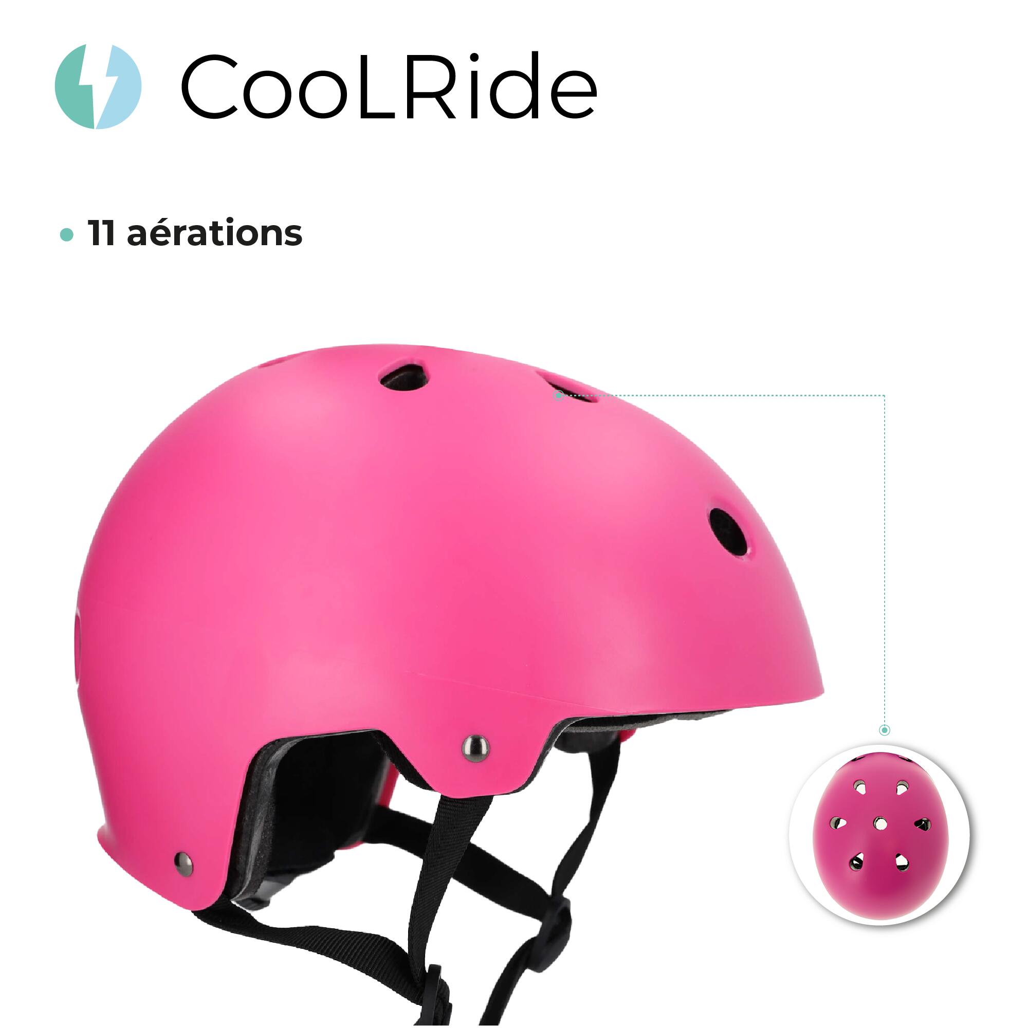 Casque vélo enfant 48-54 cm Multisport Rose 5/6