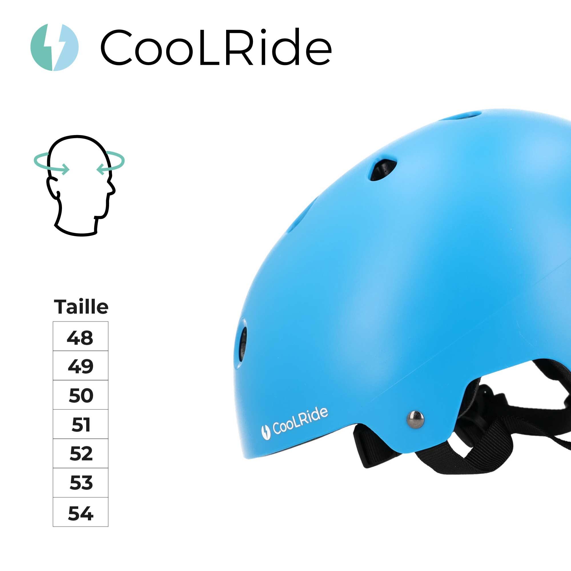 Casque vélo enfant 48-54 cm Multisport Bleu 6/6