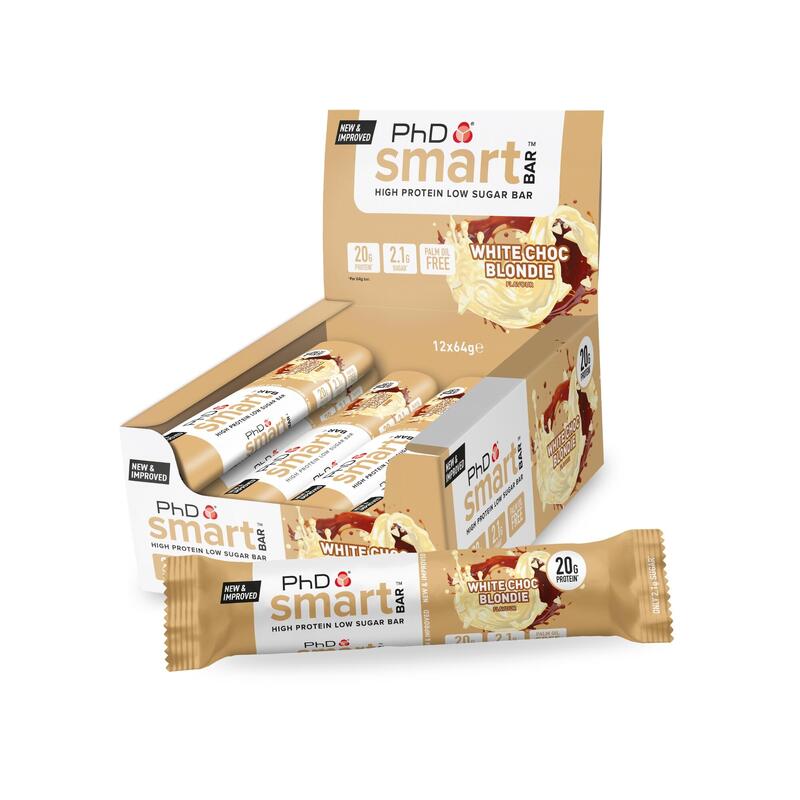 Smart Bar 蛋白棒 (12 支裝) - 白朱古力布朗廸