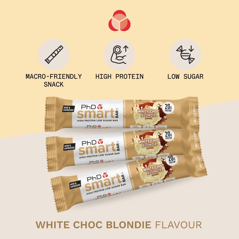 Smart Bar Protein Bar (12 PACK) - White Choc Blondie