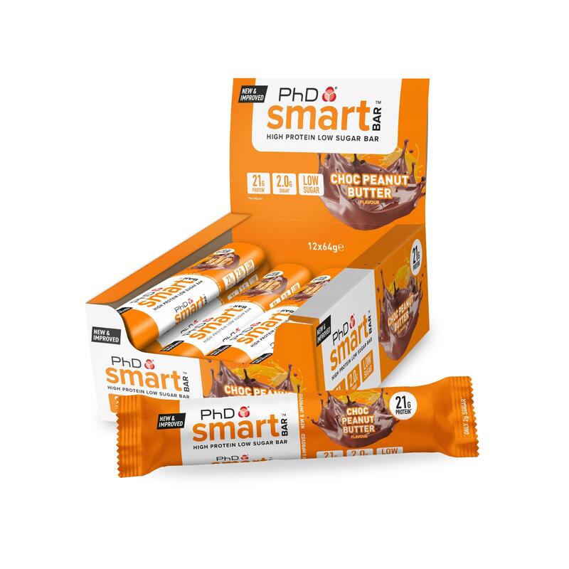 Smart Bar Protein Bar (12 PACK) - Chocolate Peanut Butter