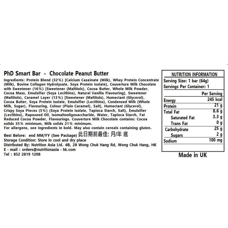 Smart Bar Protein Bar (12 PACK) - Chocolate Peanut Butter
