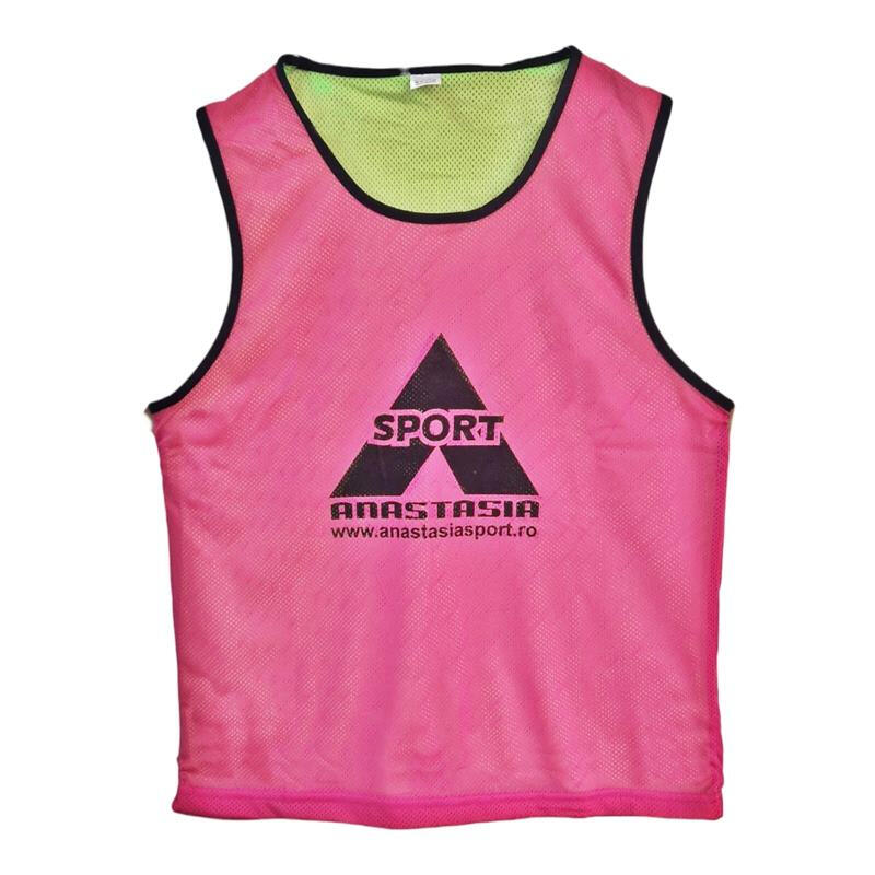 Maieu departajare Anastasia Sport fata dubla, roz cu verde, marime M