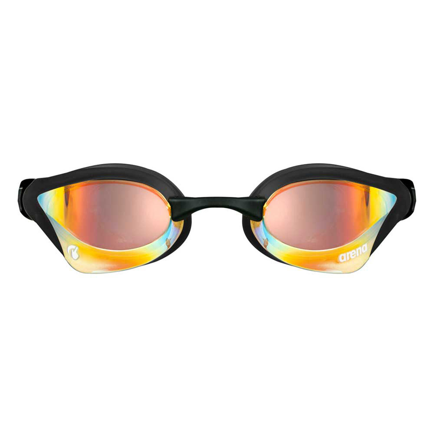 Arena Cobra Core Swipe Mirrored Goggles - Yellow Copper / Black 2/2