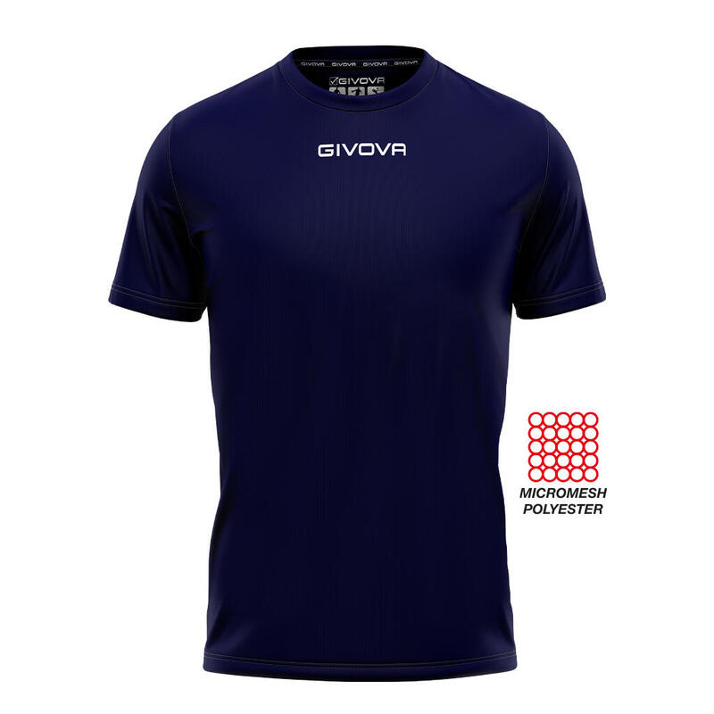 Tricou Givova One, Bleumarin, 4XL