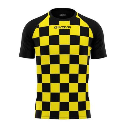 Camiseta deportiva Givova Dama amarillo-negro M