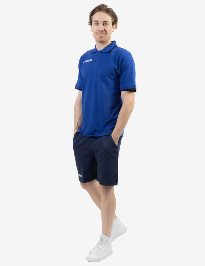 Completi da calcio uomo givova azzurro/blu 3/5