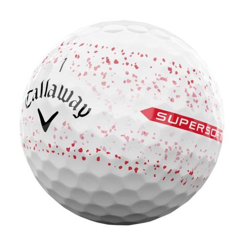 Boite de 12 Balles de Golf Callaway Supersoft Splatter 360