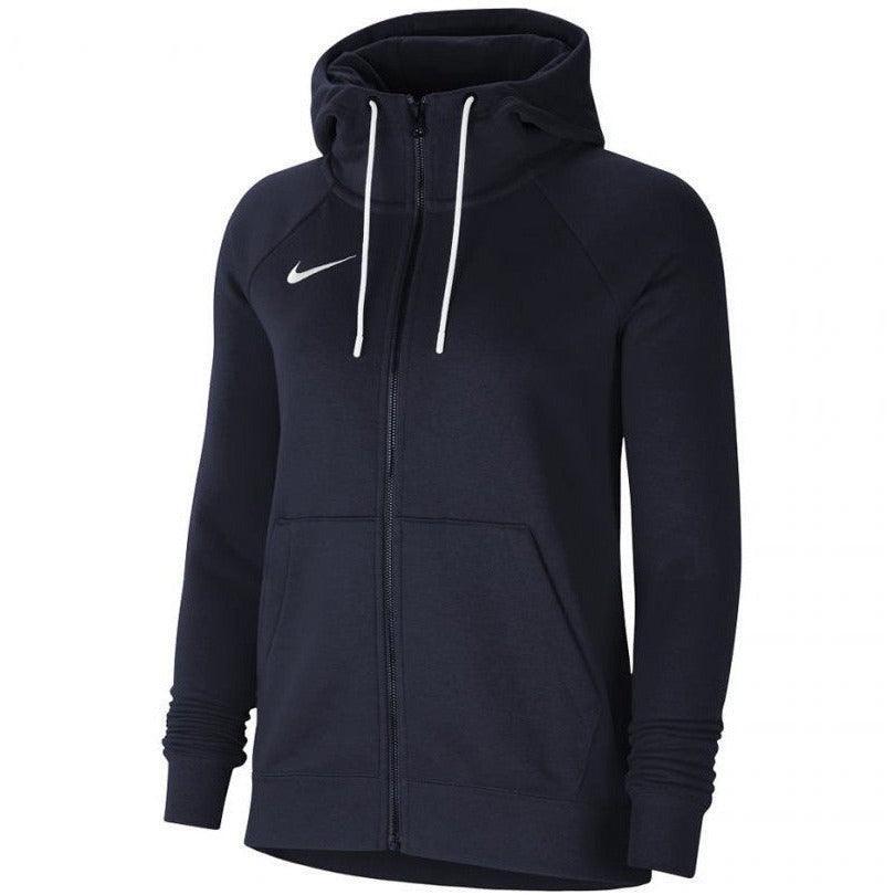 Felpa con cappuccio full zip donna ( fleece) nike blu 2/4