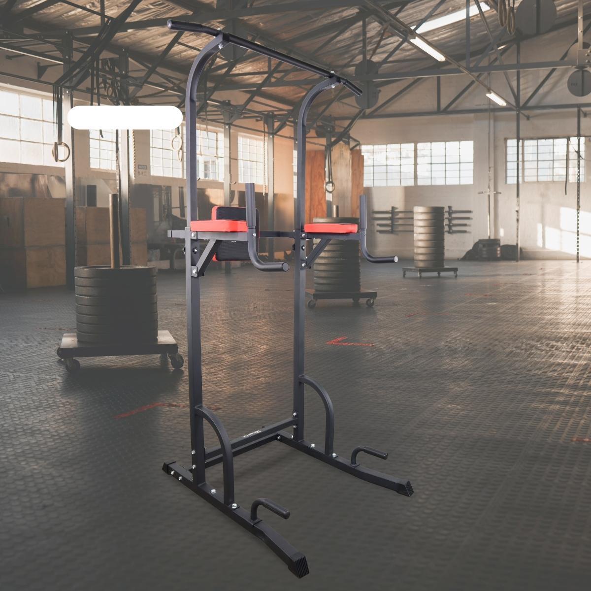 Estacion de dominadas Silla Romana Multifuncional Resistente pull up station Decathlon