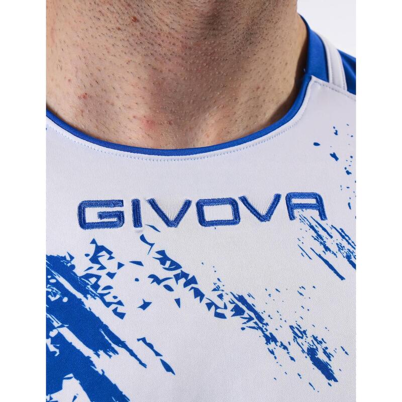 Tricou Givova Art, Albastru/Alb, S