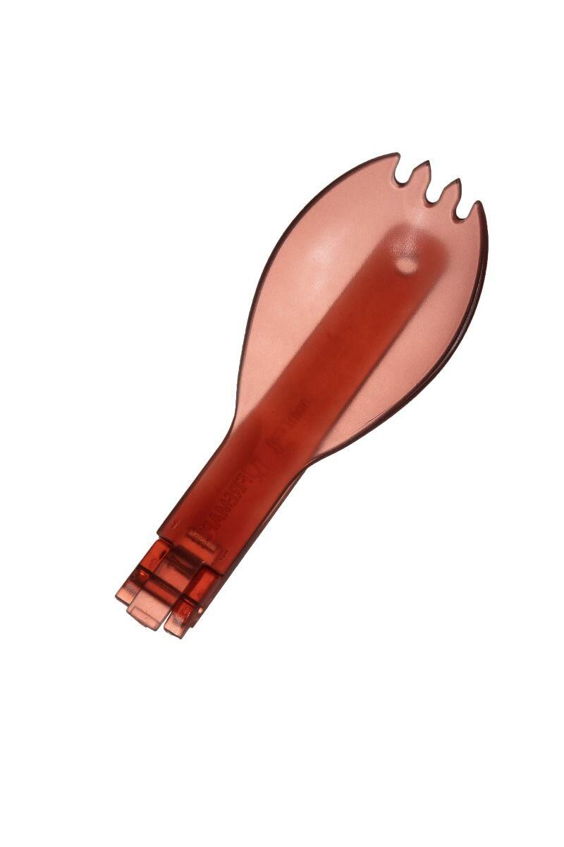 Spork Campeggio Fire-Maple Color Tritan Rosso 2/2