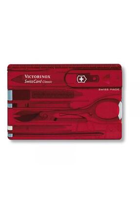 Victorinox SwissCard rouge — outils multifonctions format carte (Swiss made)