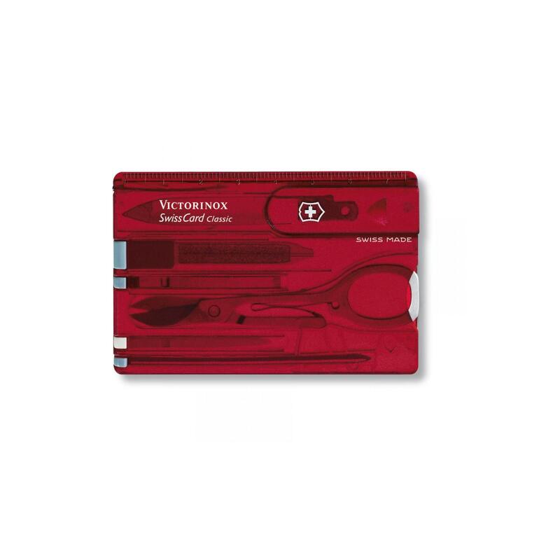Unisex turistický multifunkční nůž SwissCard Classic