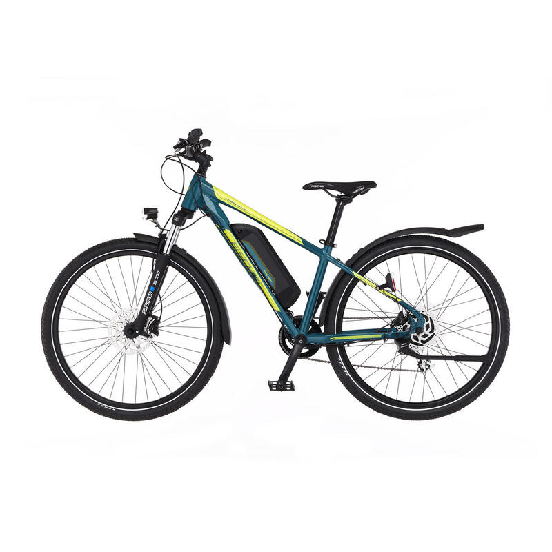 FISCHER E-Bike ATB TERRA 2.1 Junior grün glanz 27,5 Zoll RH 38 cm 422 Wh