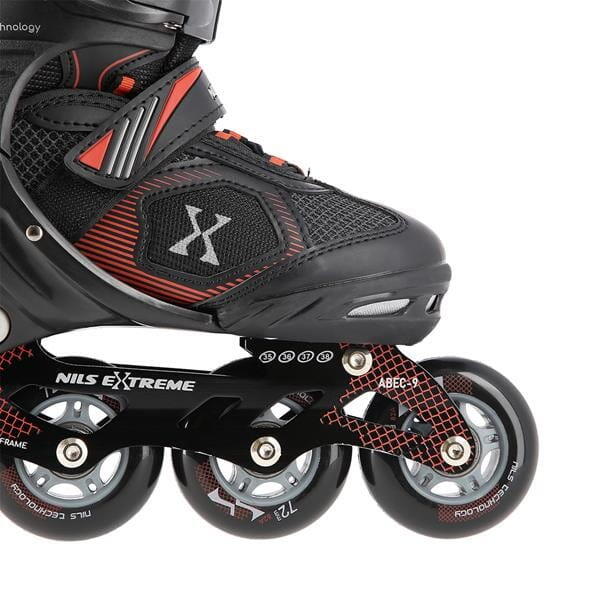 Roller patinaje en línea niño patines Nils Extreme Na9080, black