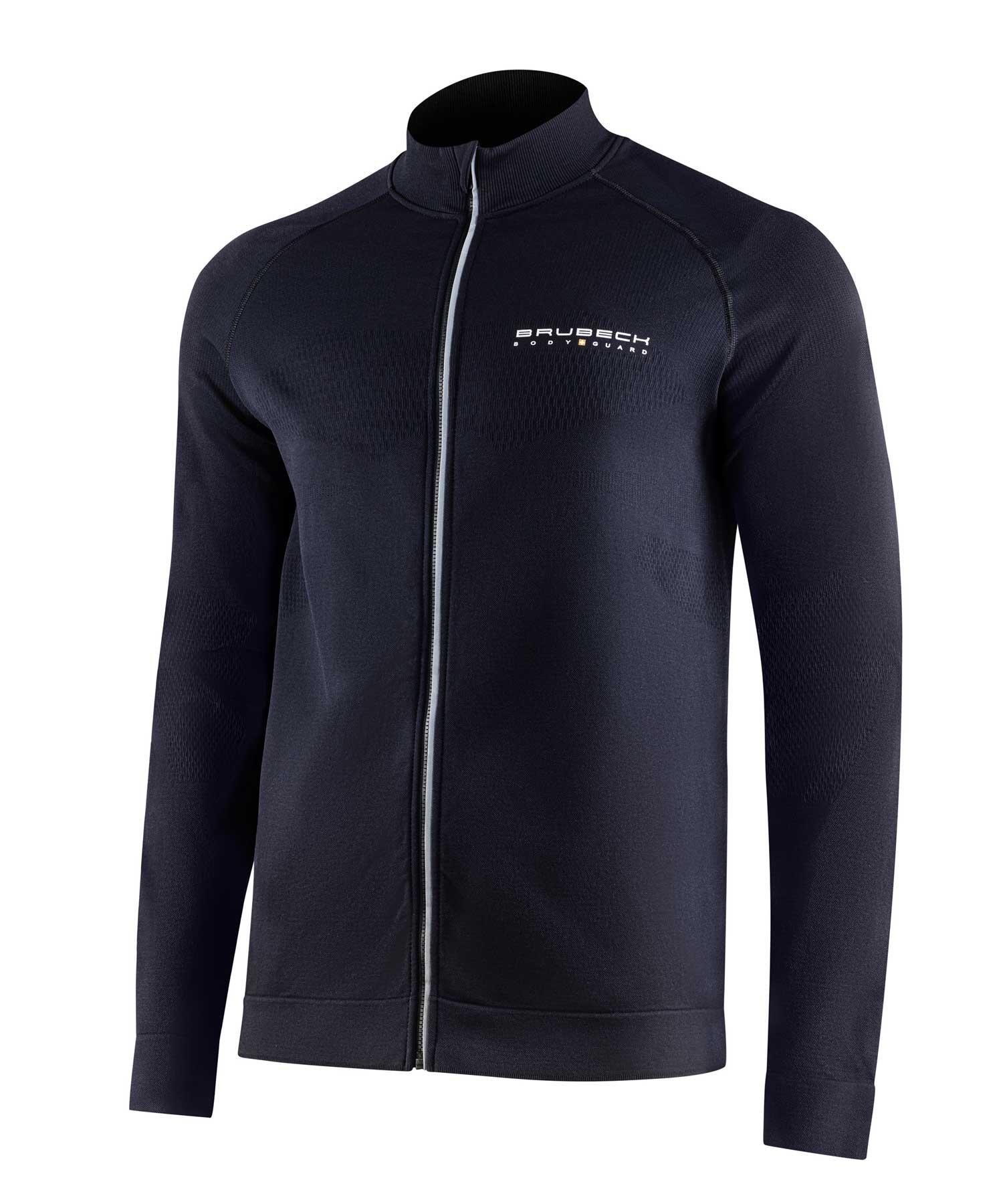 Bluza dresowa termoaktywna rozpinana męska Brubeck Athletic 3/4