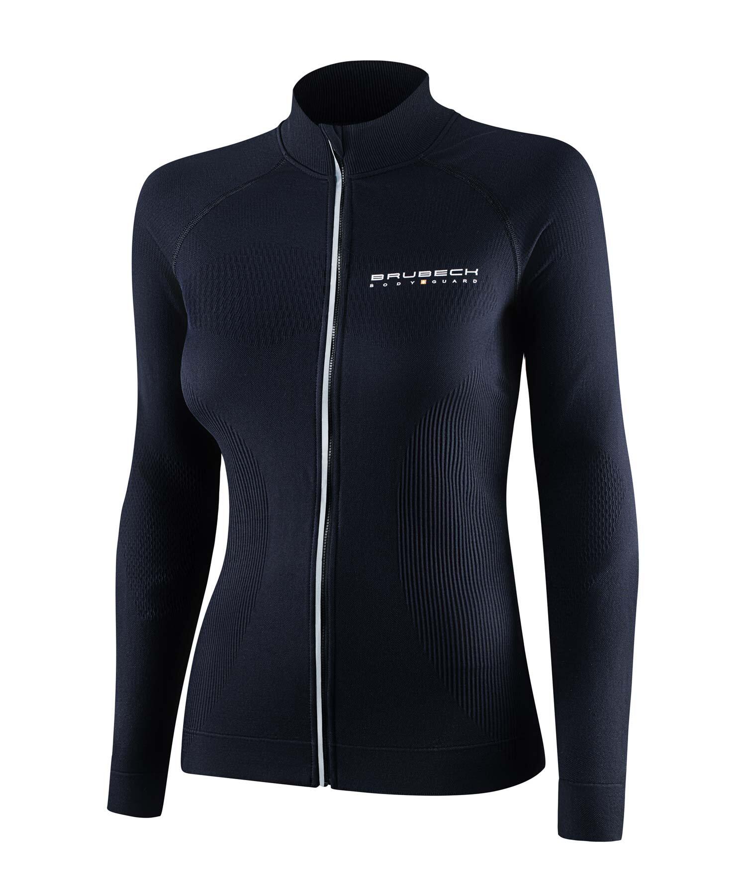 Bluza dresowa termoaktywna rozpinana damska Brubeck Athletic 3/4