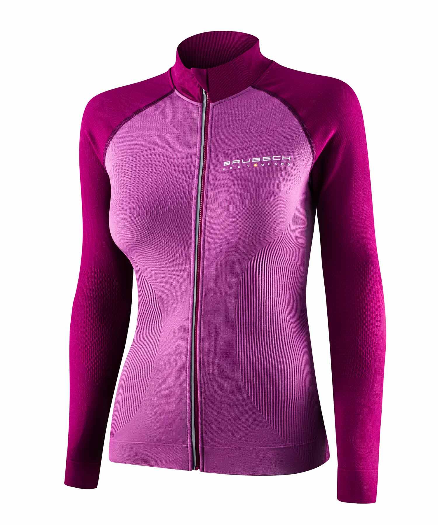 Bluza dresowa termoaktywna rozpinana damska Brubeck Athletic 3/4