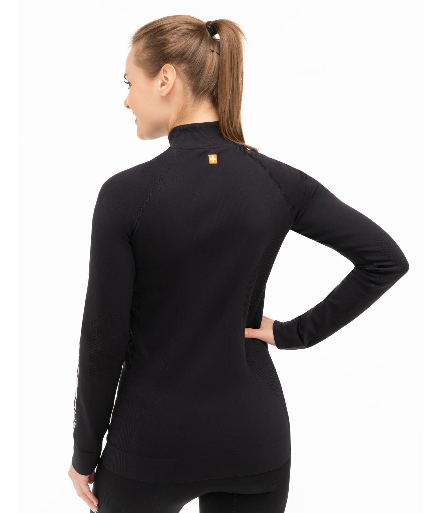Bluza dresowa termoaktywna rozpinana damska Brubeck Athletic 2/4