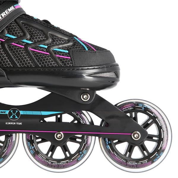 Roller patinaje en línea mujer Patines Nils Extreme Na1128, negro