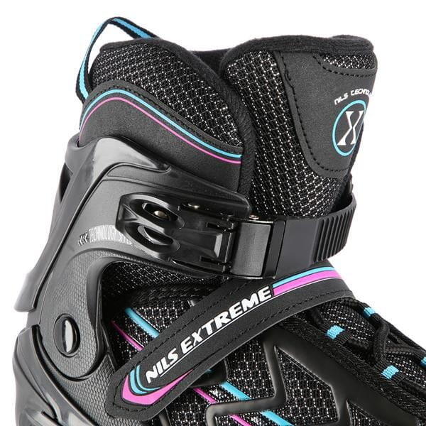 Roller patinaje en línea mujer Patines Nils Extreme Na1128, negro