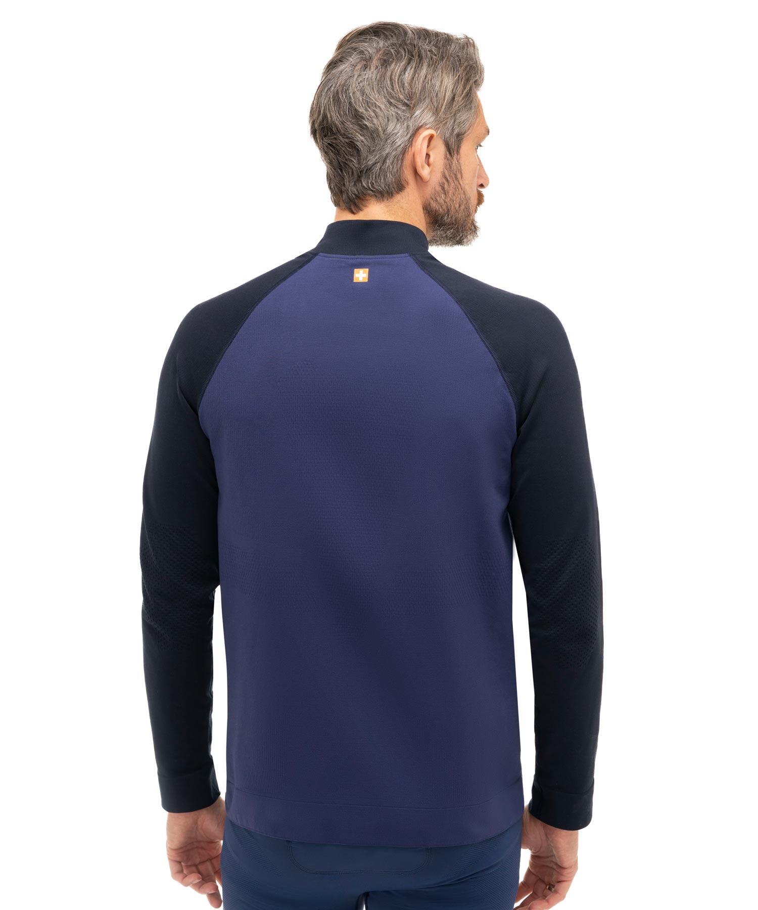 Bluza dresowa termoaktywna rozpinana męska Brubeck Athletic 2/4