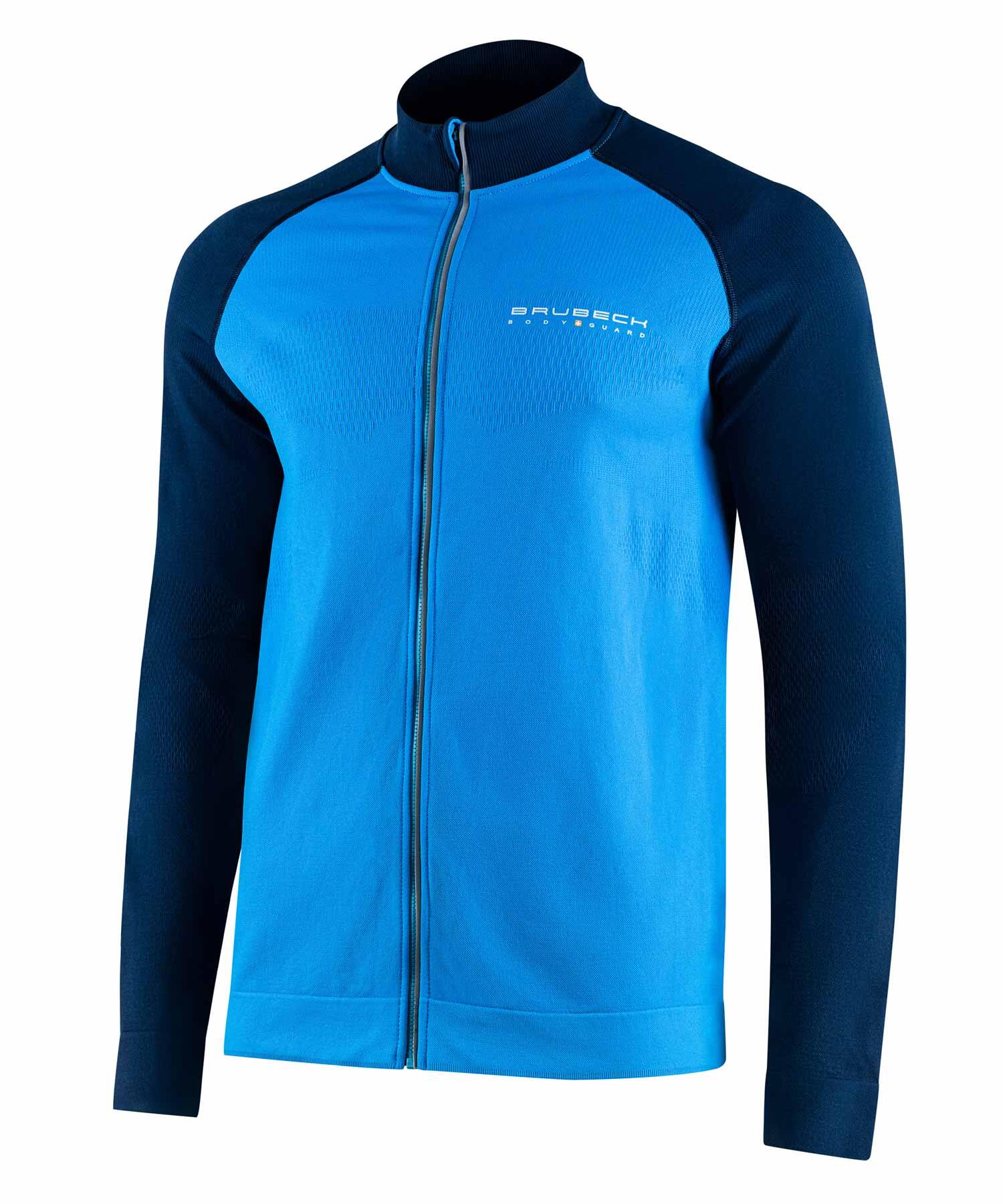 Bluza dresowa termoaktywna rozpinana męska Brubeck Athletic 3/4