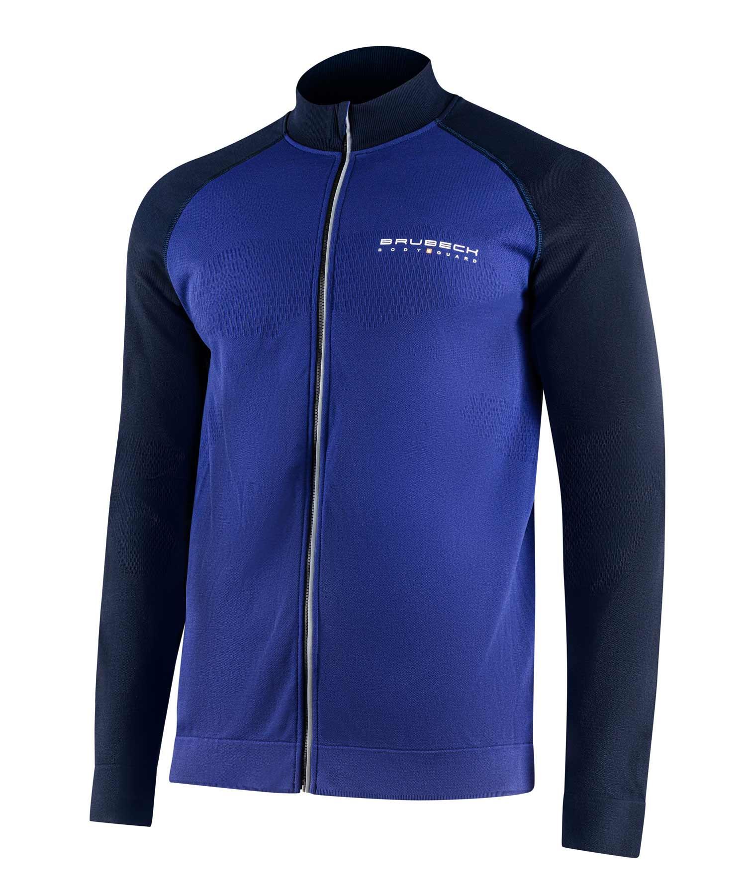 Bluza dresowa termoaktywna rozpinana męska Brubeck Athletic 3/4