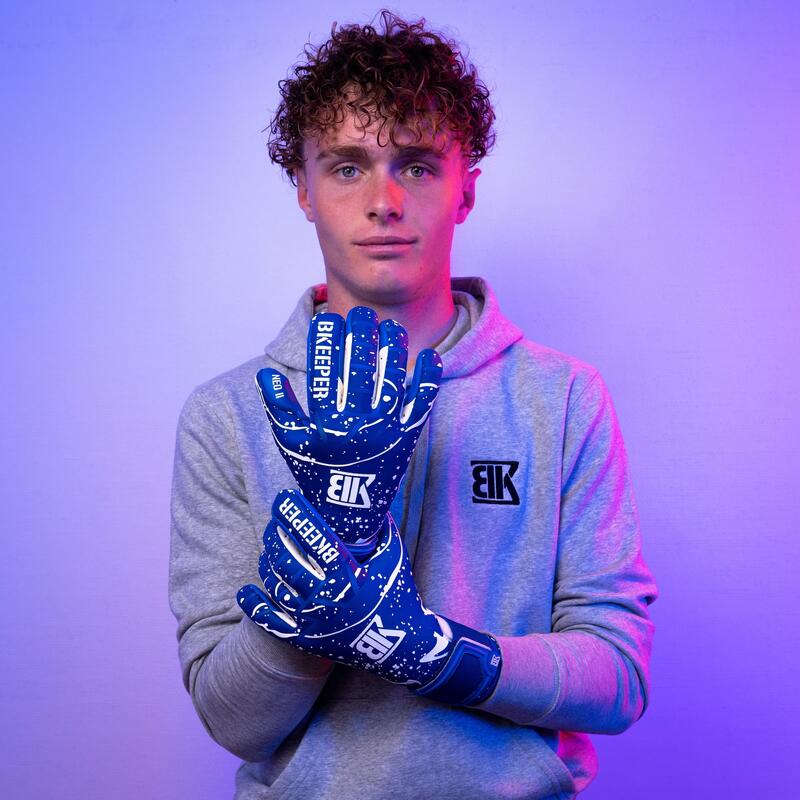 Gants de gardien de football adulte Neo I Blue Pluie - Taille 10