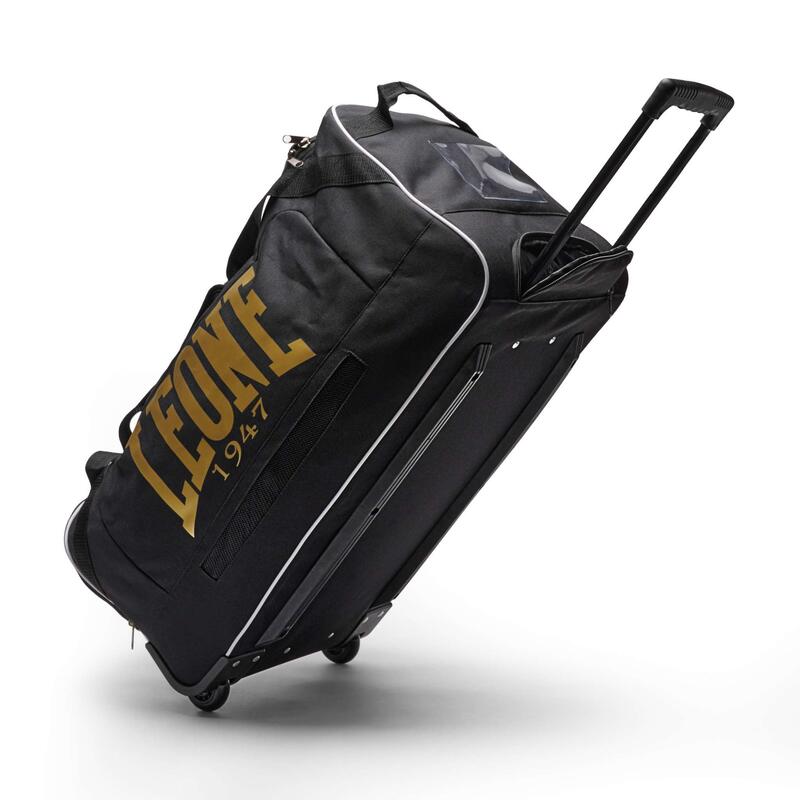 Bolsa Deporte Trolley con ruedas Gimnasio Leone 1947 negro