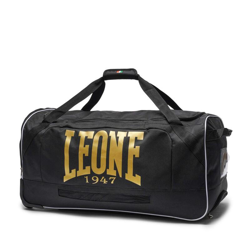 Bolsa Deporte Trolley con ruedas Gimnasio Leone 1947 negro