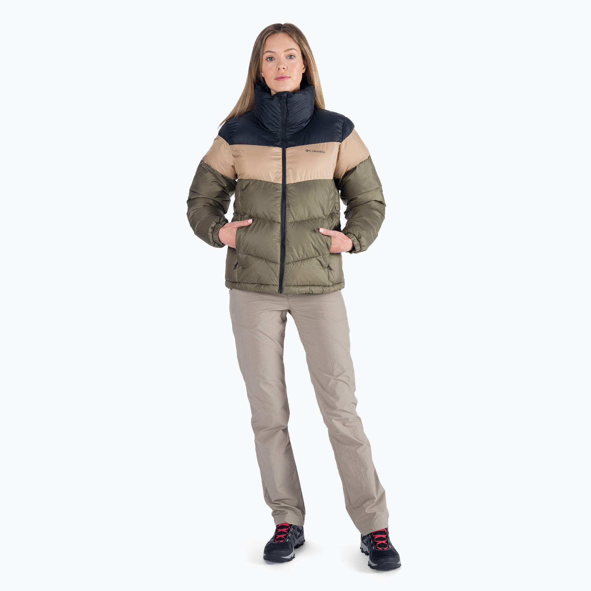 Piumino Columbia Puffect color block da donna 5/6