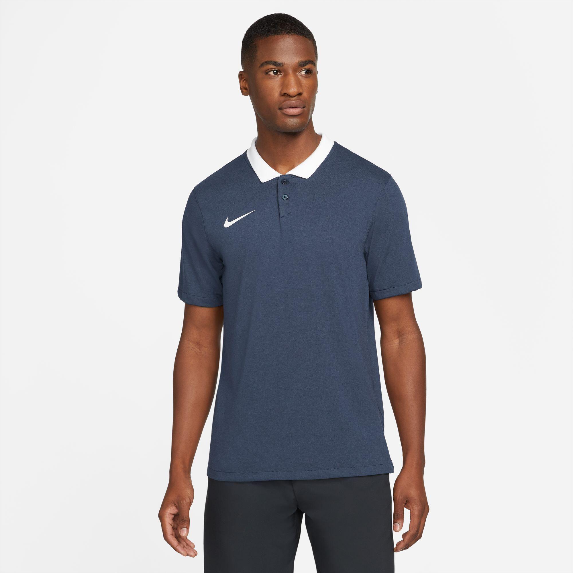 Nike - Nike Park20 Polo Cw6933-451 - Polo Manches Courtes - Blanc|bleu - 42 M/l - Decathlon