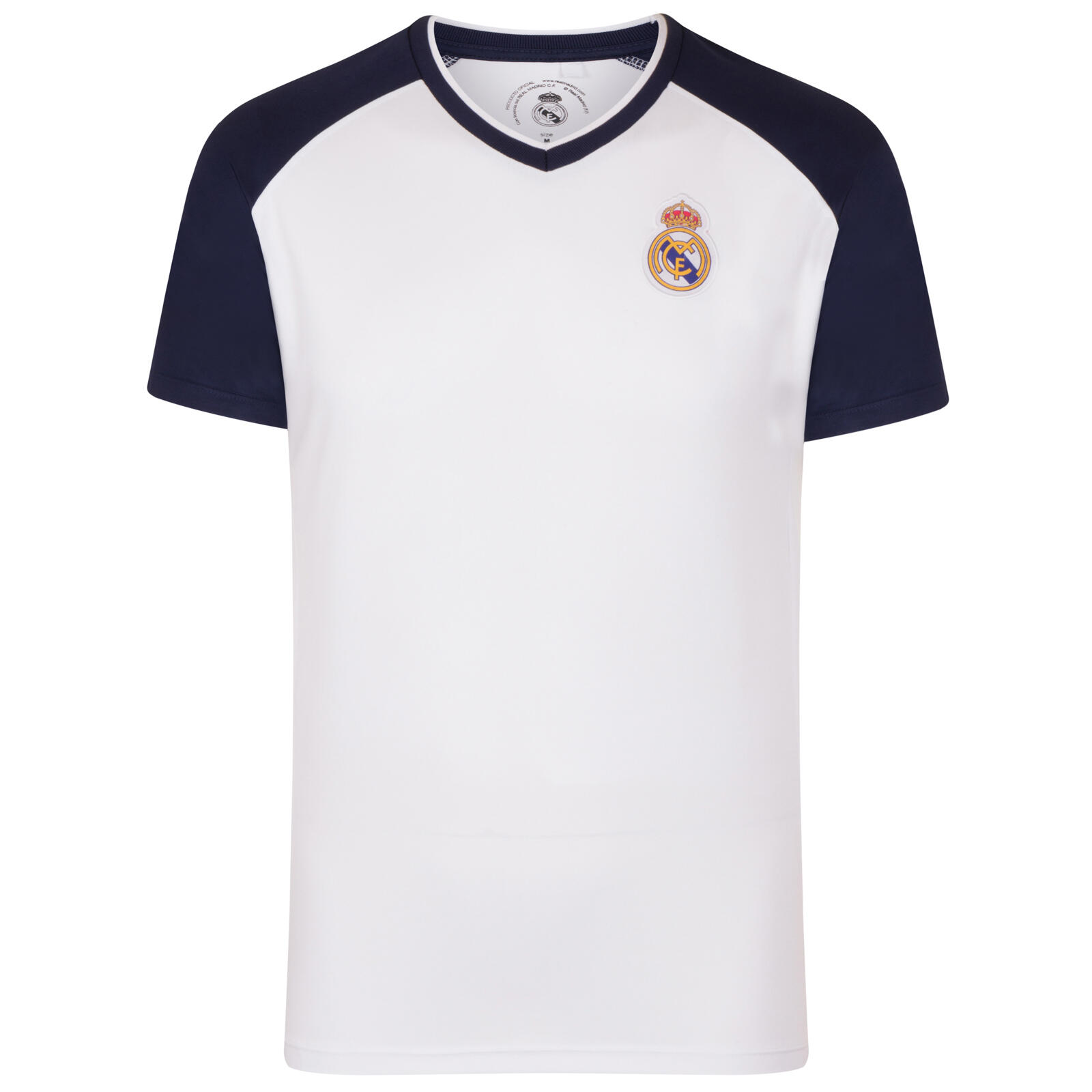 Real Madrid Boys T-Shirt Poly Training Kit Kids OFFICIAL Football Gift 1/2